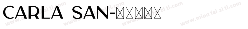 Carla san字体转换